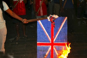 Burning of the Union Jack