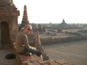 Catching the sunset in Bagan Myanmar. Copyright SeatofourPants.com