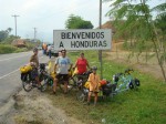 Entering Honduras. Copyright FamilyOnBikes.org