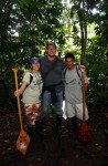 Me hanging out with our guides Danielle and Magno. Copyright CareerBreakSecrets.com