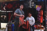 Jeff at the Otavalo Market. Copyright CareerBreakSecrets.com