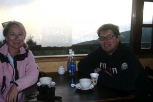 Noel and I on Pichincha mountain in Quito. Copyright CareerBreakSecrets.com