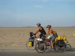 Biking Through the Peruvian Desert. Copyright FamilyOnBikes.Org