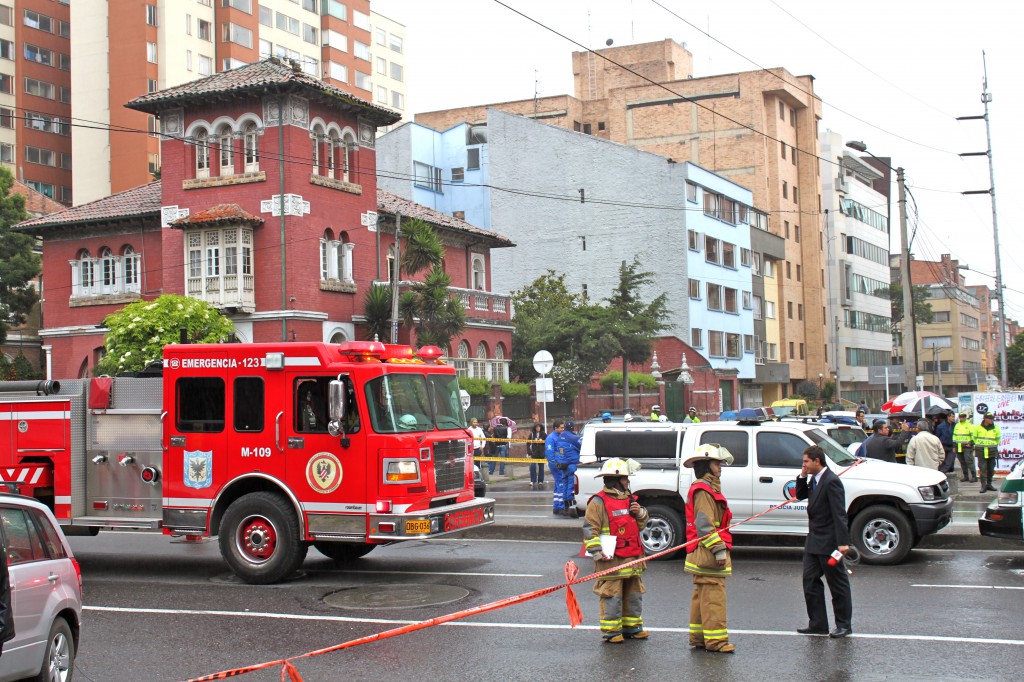 Bombing in Bogota at Caracol Radio