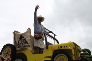 THE Juan Valdez celebrating 50 years today. Copyright CareerBreakSecrets.com