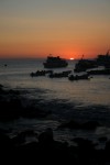 Sunset off San Cristobal Island. Copyright CareerBreakSecrets.com