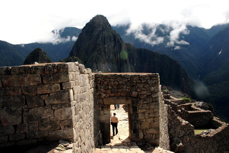 Entering Machu Picchu. Copyright CareerBreakSecrets.com