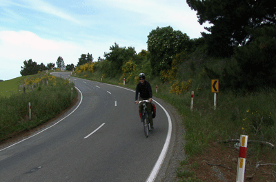 Biking across New Zealand