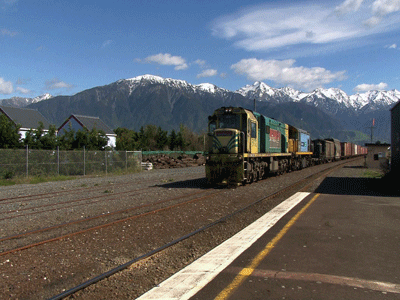 Riding the trains in New Zealand