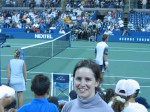 Kathryn at the US Open in New York. Copyright Kathryn Johnson.